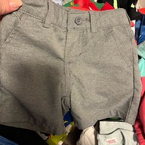 Boys grey  and cat & jack shorts 18 months